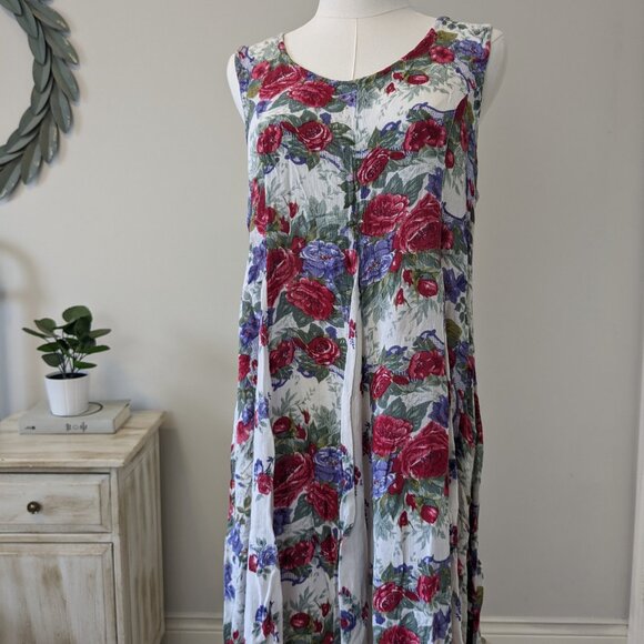 Vintage 90s Country Romance Floral Dress โ Size Small - Picture 4 of 5